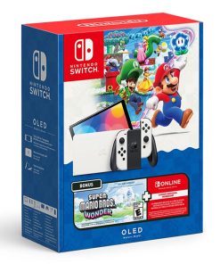 Consola Nintendo Switch OLED Super Mario Bros Wonder. Bundle