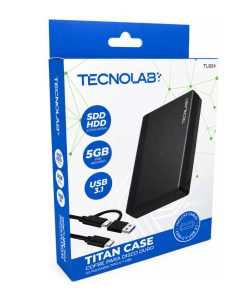 Tecnolab: Titan Case Cofre para Disco Duro – TL824